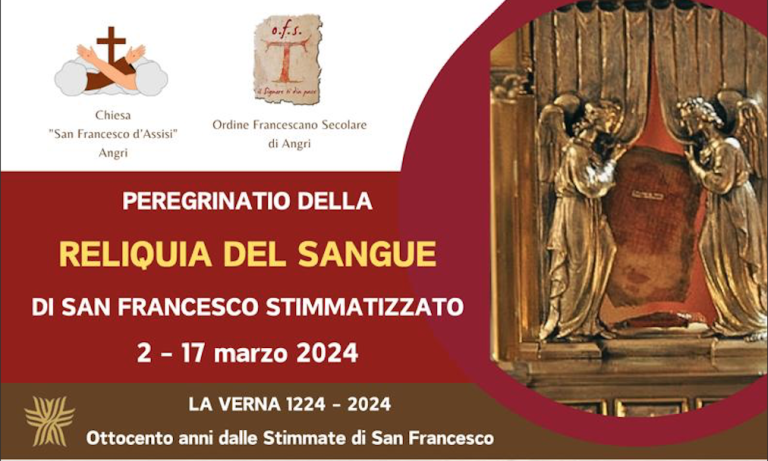 Peregrinatio della Reliquia del Sangue di San Francesco Stimmatizzato